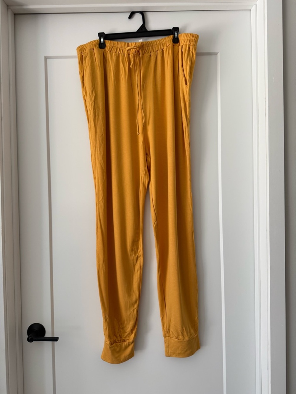 NWOT-Mustard Yellow Soft Lounge Set - Relaxed Top & Drawstring Pants SZ 2X - Picture 9 of 15